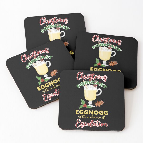 Item preview, Christmas Forecast Eggnog with a chance of Escalation designed and sold by OmmeDesigns.