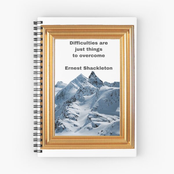 Item preview, Quote by Ernest Shackleton designed and sold by Pelikancrazy.