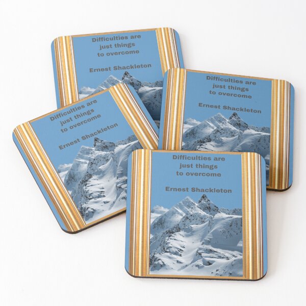 Item preview, Quote by Ernest Shackleton designed and sold by Pelikancrazy.