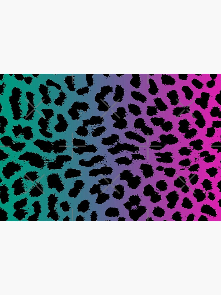 Disover Unicorn Colors Leopard Pattern Cheetah - Purple Premium Matte Vertical Poster