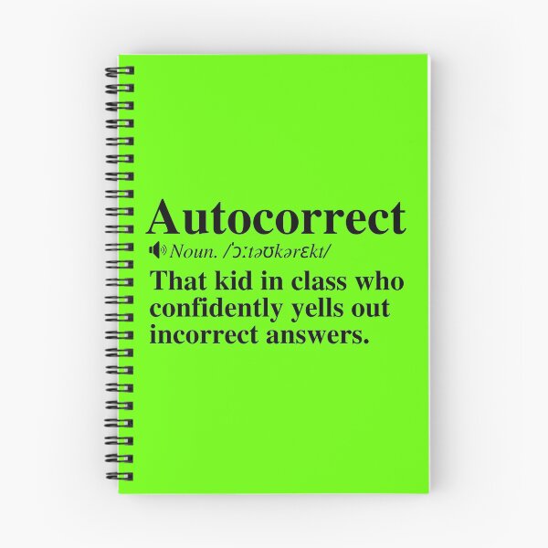 Item preview, Funny Autocorrect Definition designed and sold by mind-illusions.