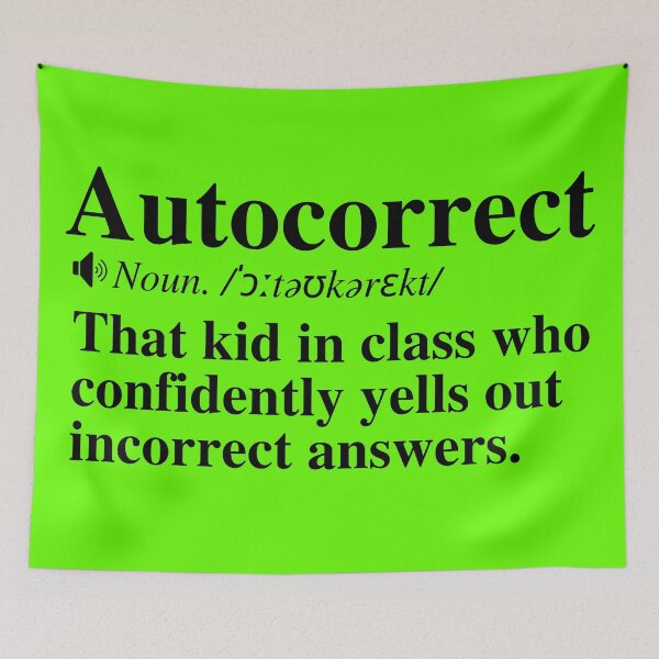 Item preview, Funny Autocorrect Definition designed and sold by mind-illusions.