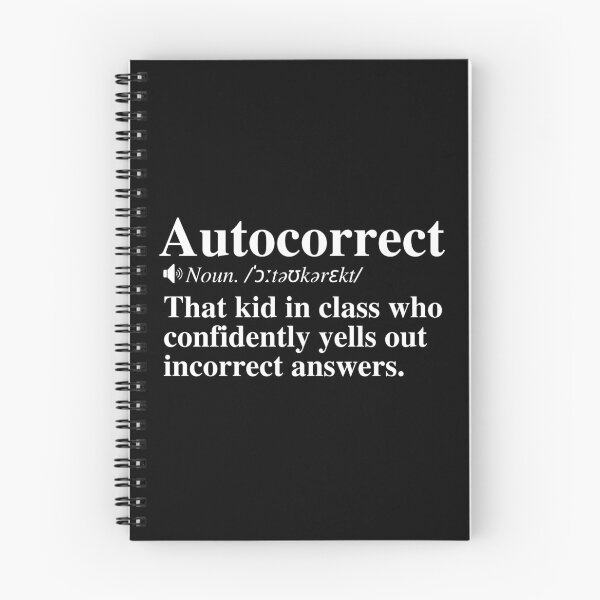 Item preview, Funny Autocorrect Definition designed and sold by mind-illusions.