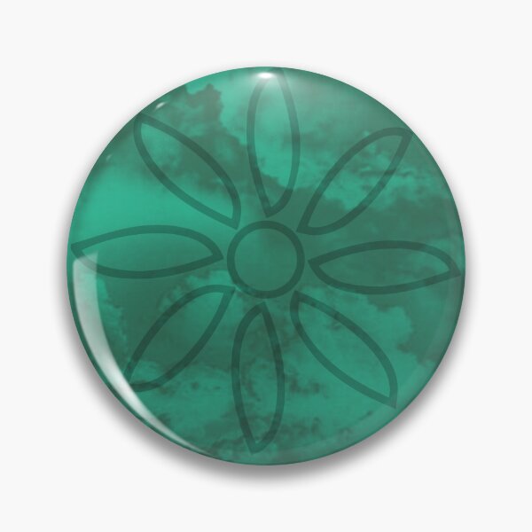 Item preview, Leaves and flower pattern on green background designed and sold by TheMessyThings.