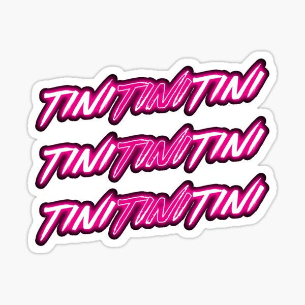 "tini tini tini х3" Sticker for Sale by acupoftini | Redbubble