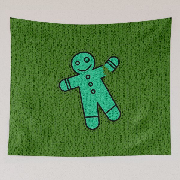 Item preview, Gingerbread figures - Ugly Christmas sweater  designed and sold by Radu Matei.
