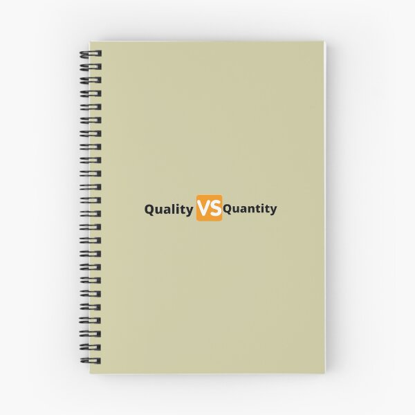 Item preview, Quality Vs. Quantity designed and sold by POSITIVE4EVA.
