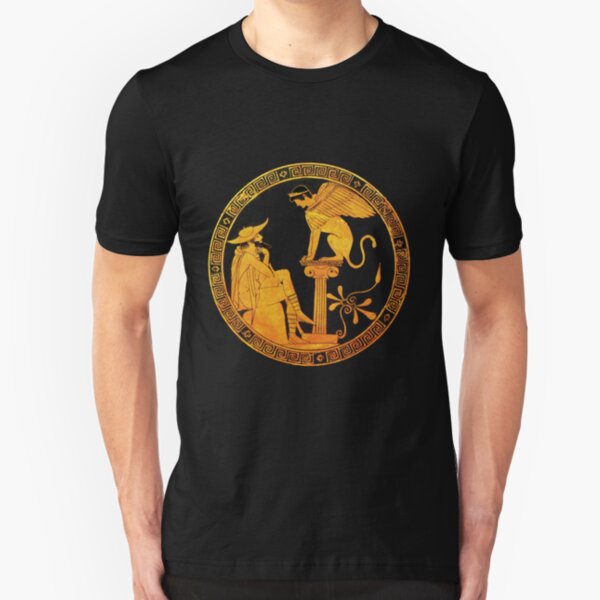 Oedipus and the Sphinx Slim Fit T-Shirt