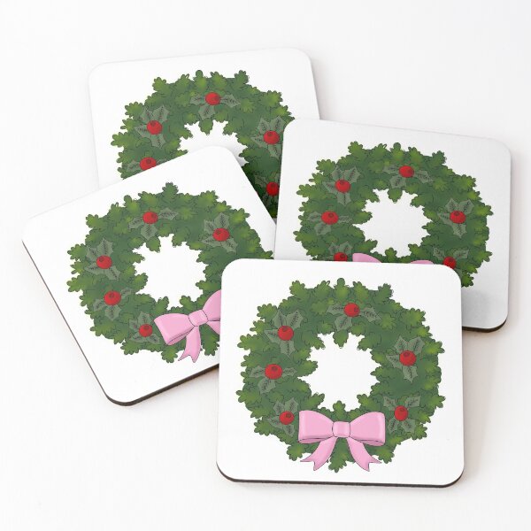 Item preview, Lovely Christmas Wreath pink designed and sold by Soyscrafts.