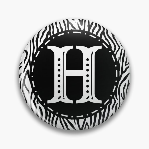 Item preview, Zebra Monogram Letter H designed and sold by MarkTees.