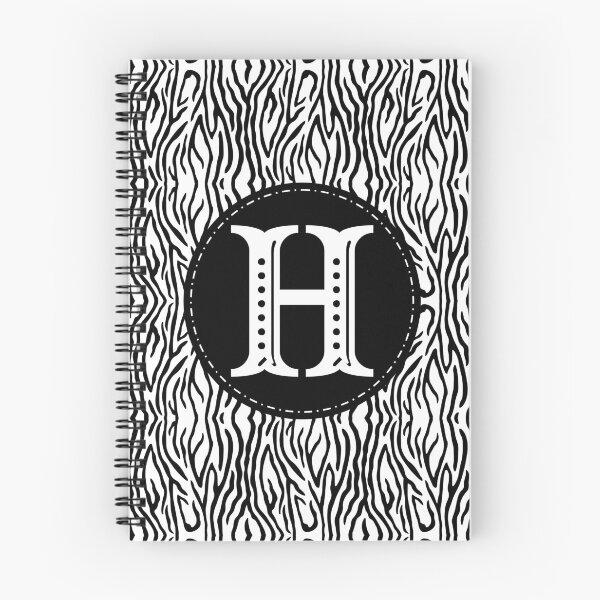 Artikelvorschau, Zebra-Monogramm Buchstabe H. entworfen und verkauft von MarkTees.