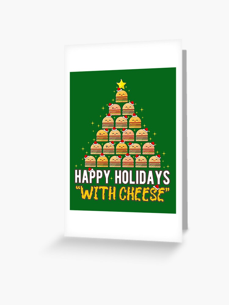 Funny Cheese Christmas Card Funny Holiday Card Cheese 