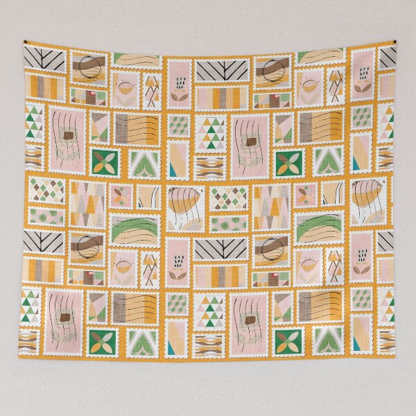 Item preview, Snail Mail Yellow Pastel designed and sold by susycosta.