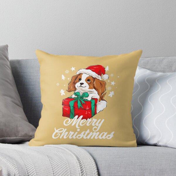 Item preview, Cute spaniel dog bring Christmas gift designed and sold by RadenMasT.