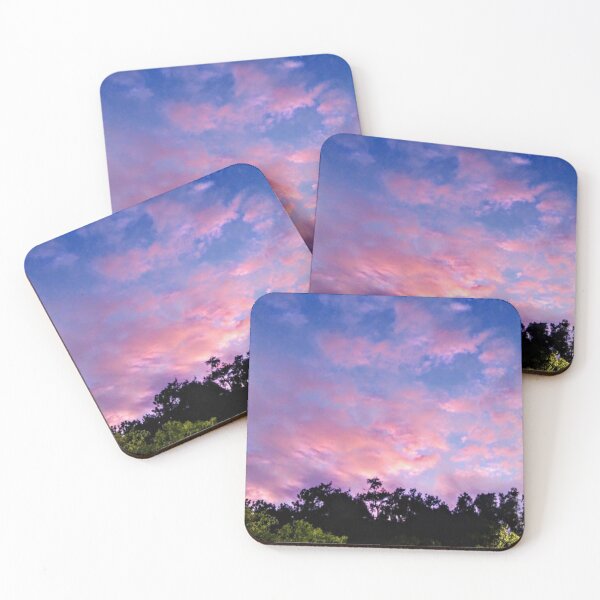 Item preview, Powerful Pink Over Green Trees designed and sold by EnticingRose.