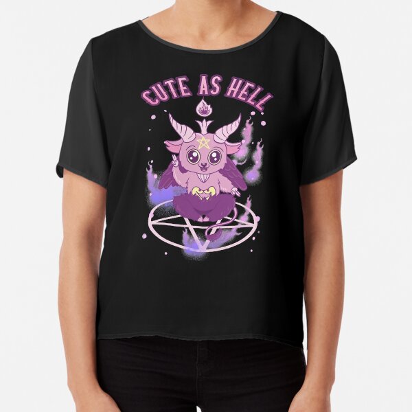 Cute As Hell Anime Kawaii Baphomet Pastel Goth Pun Weekender Tote Bag