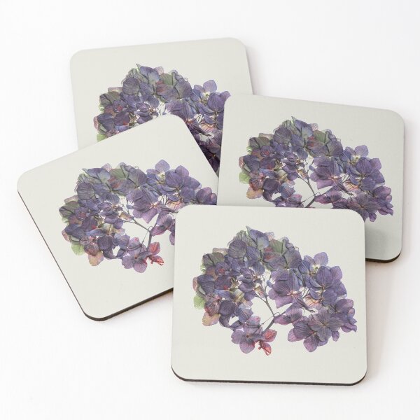 Item preview, Vintage Pressed dried hydrangea flower designed and sold by Nyanko-Sempai.