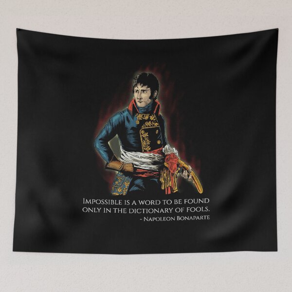 Item preview, Motivational Napoleon Bonaparte Quote designed and sold by Styrman.