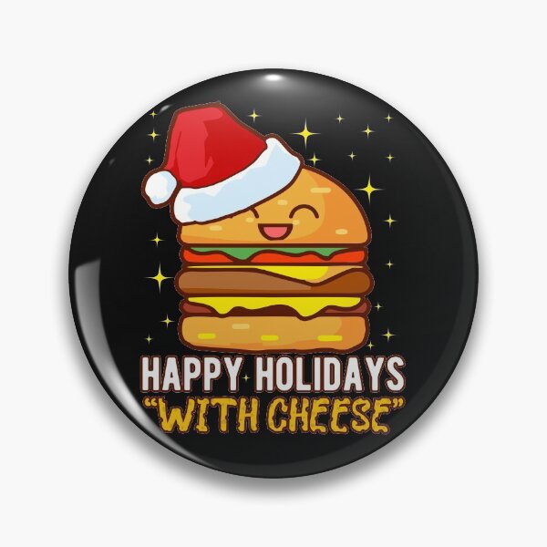 Item preview, Happy Holidays With Cheese Burger Santa Christmas Funny Gift for Cheese Lover designed and sold by alenaz.