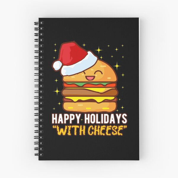 Item preview, Happy Holidays With Cheese Burger Santa Christmas Funny Gift for Cheese Lover designed and sold by alenaz.