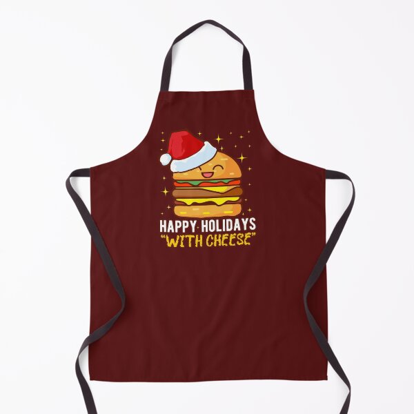 Item preview, Happy Holidays With Cheese Burger Santa Christmas Funny Gift for Cheese Lover designed and sold by alenaz.