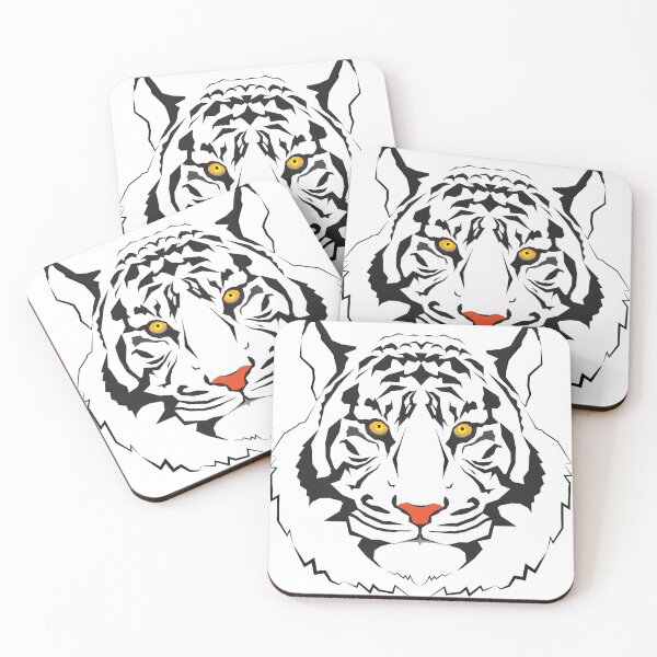 Item preview, Whitte Tiger face designed and sold by ss1a.