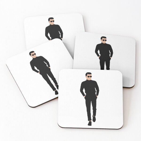 Item preview, Handsome men in black designed and sold by LU NA.