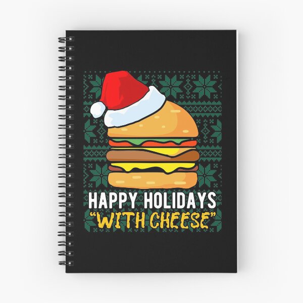 Item preview, Happy Holidays With Cheese Ugly Christmas Sweater Style Funny Gift for Burgers Lover designed and sold by alenaz.
