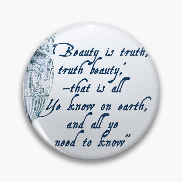 Item preview, John Keats 'Beauty is Truth' quotation designed and sold by anni103.