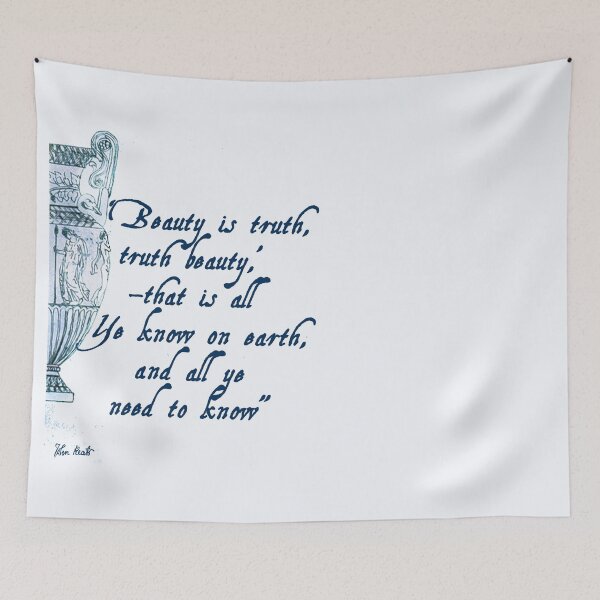 Item preview, John Keats 'Beauty is Truth' quotation designed and sold by anni103.