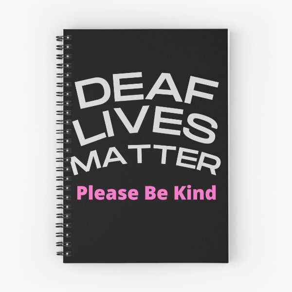 Item preview,  Deaf Lives Matter ASL Hearing Impaired designed and sold by Beluved.