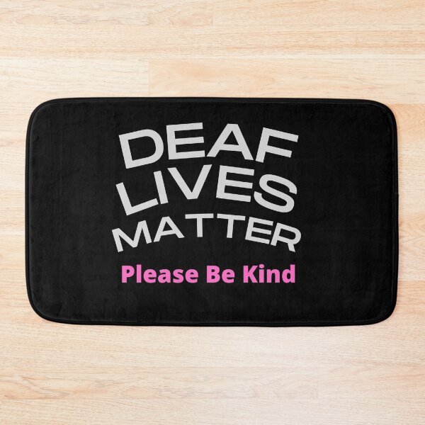 Item preview,  Deaf Lives Matter ASL Hearing Impaired designed and sold by Beluved.