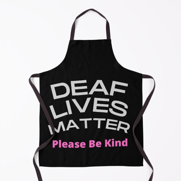 Item preview,  Deaf Lives Matter ASL Hearing Impaired designed and sold by Beluved.