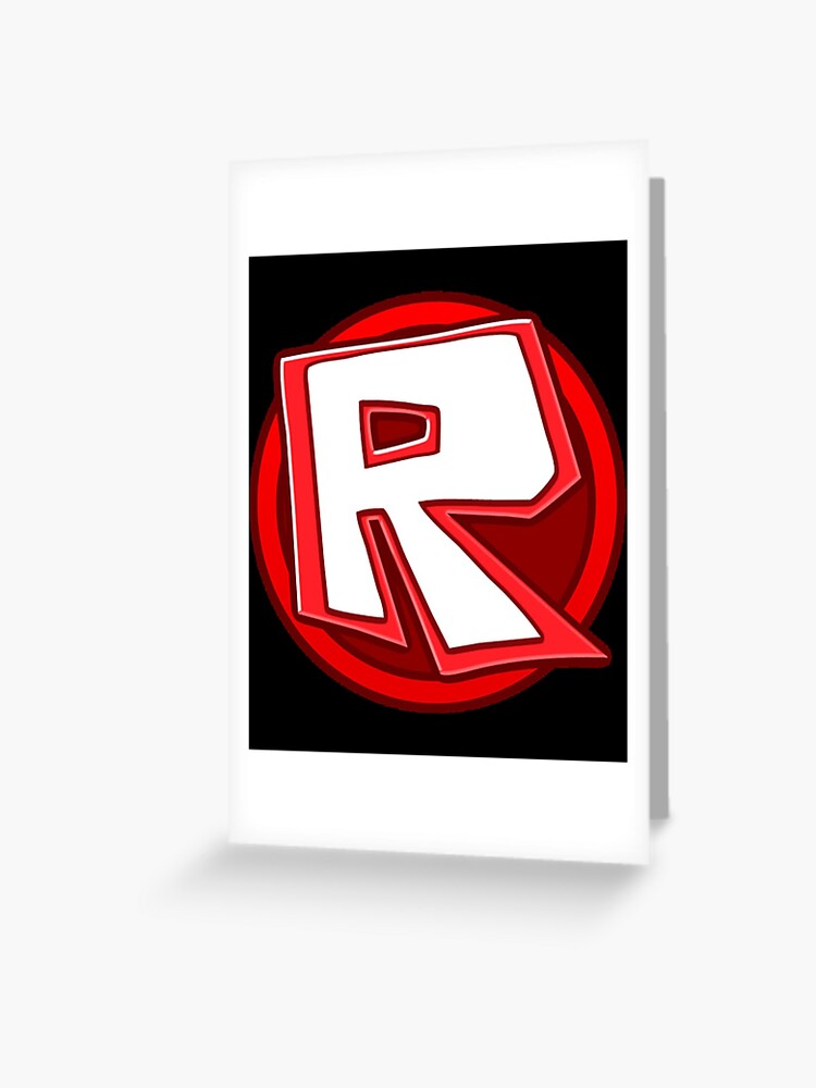 R For Roblox Greeting Card By Nathanrikihana Redbubble - roblox girls naughty nightgown