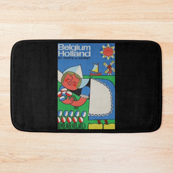 Aperçu de l'œuvre retro classic Gelgium Holland poster créée et vendue par CorasPosters.