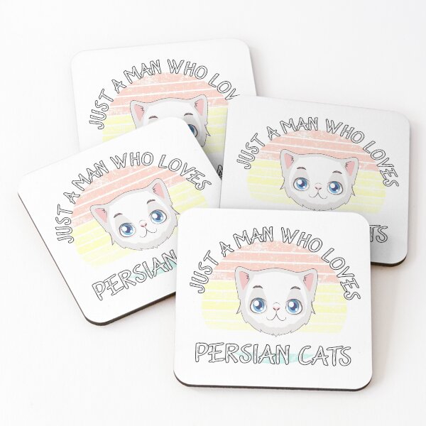 Item preview, Solo un hombre que ama a los gatos persas designed and sold by Catsloversdotme.