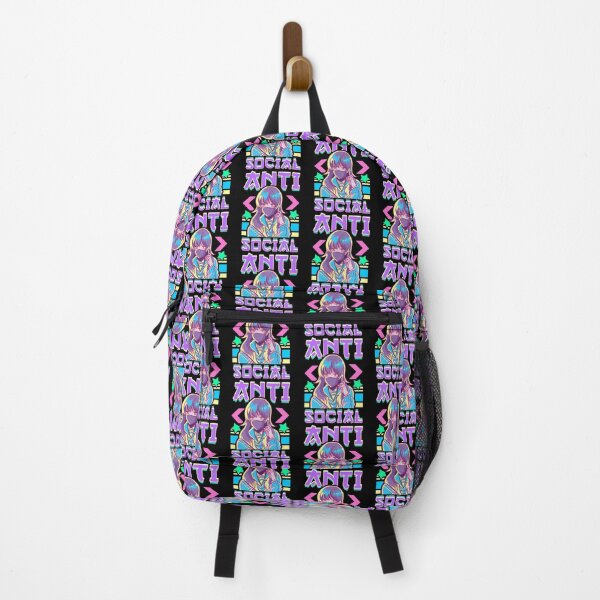 Item preview, Cute Anti Social Vaporwave Anime Girl Antisocial designed and sold by perfectpresents.