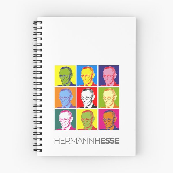 Item preview, Hermann Hesse pop-art portrait poster designed and sold by CMYKStudio.