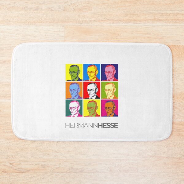 Item preview, Hermann Hesse pop-art portrait poster designed and sold by CMYKStudio.