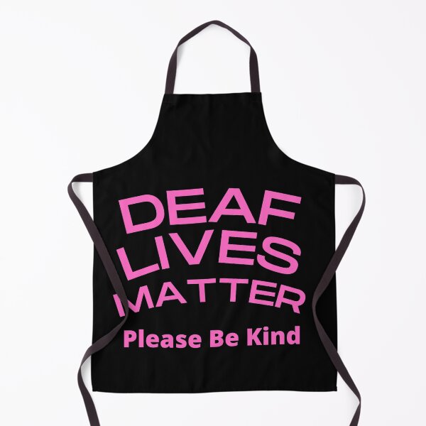 Item preview,   Deaf Lives Matter ASL Hearing Impaired Pink designed and sold by Beluved.