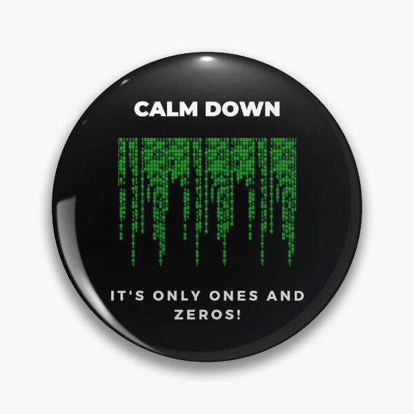 Item preview, It's only ones and zeros | Matrix technology pattern designed and sold by KohMooy.