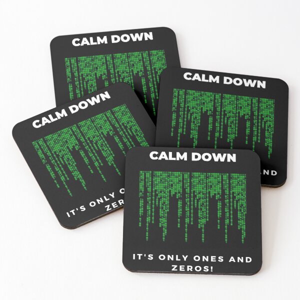 Item preview, It's only ones and zeros | Matrix technology pattern designed and sold by KohMooy.