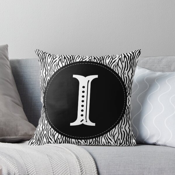Item preview, Zebra Monogram Letter I designed and sold by MarkTees.