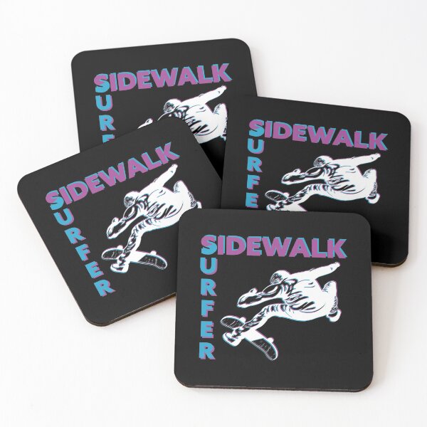 Item preview, Sidewalk Surfer Glitch Skater Skateboard Skating designed and sold by OmmeDesigns.