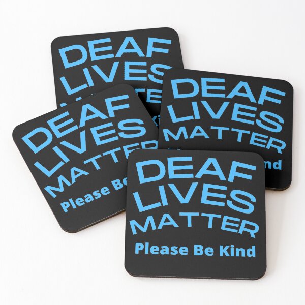 Item preview,   Deaf Lives Matter ASL Hearing Impaired designed and sold by Beluved.