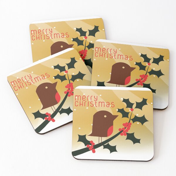 Item preview, Robins Merry Christmas card  designed and sold by robnoble.