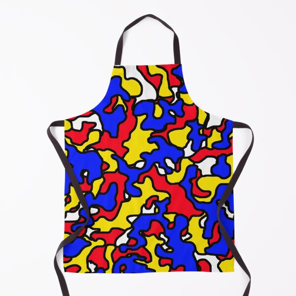 Aperçu de l'œuvre Mondrian Camouflage créée et vendue par Hell-Prints.
