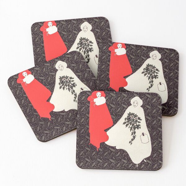 Item preview, Vintage Minimalist Winter Scarlet and Snow designed and sold by ShipShapeShirts.