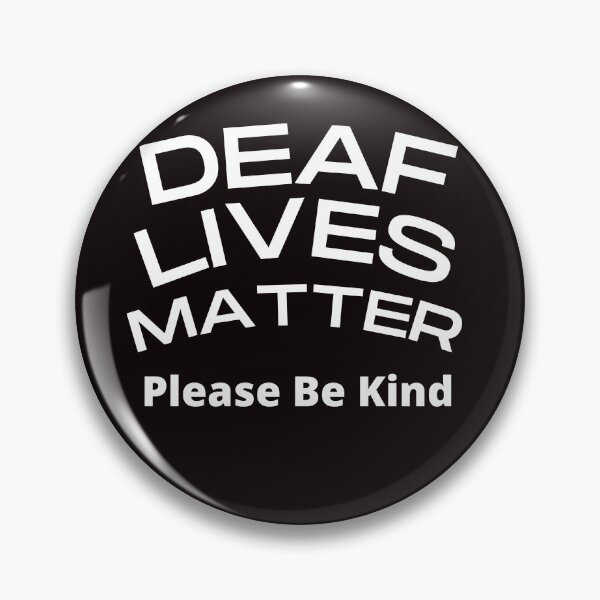 Item preview, Deaf Lives Matter ASL Hearing Impaired  designed and sold by Beluved.