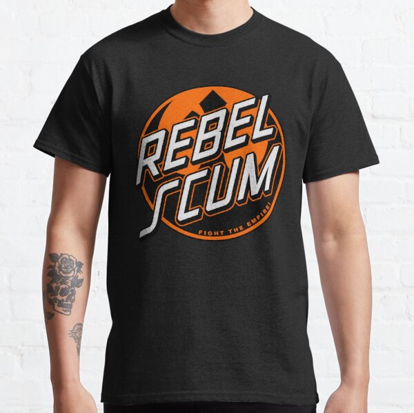 Rebel Emblem (Orange) Classic T-Shirt